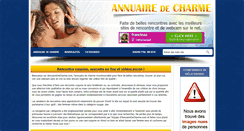 Desktop Screenshot of annuairedecharme.com